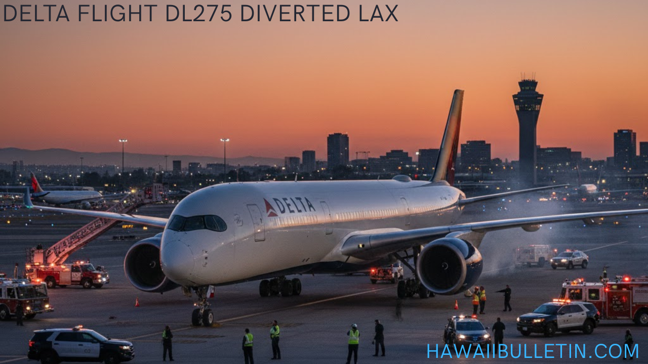 Delta Flight DL275 Diverted LAX
