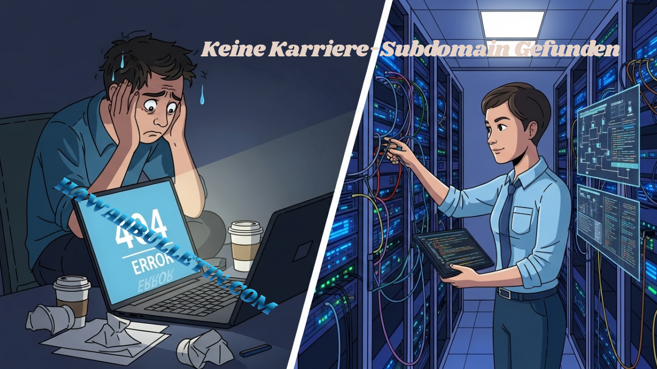 Keine Karriere-Subdomain Gefunden – Ursachen und Lösungen