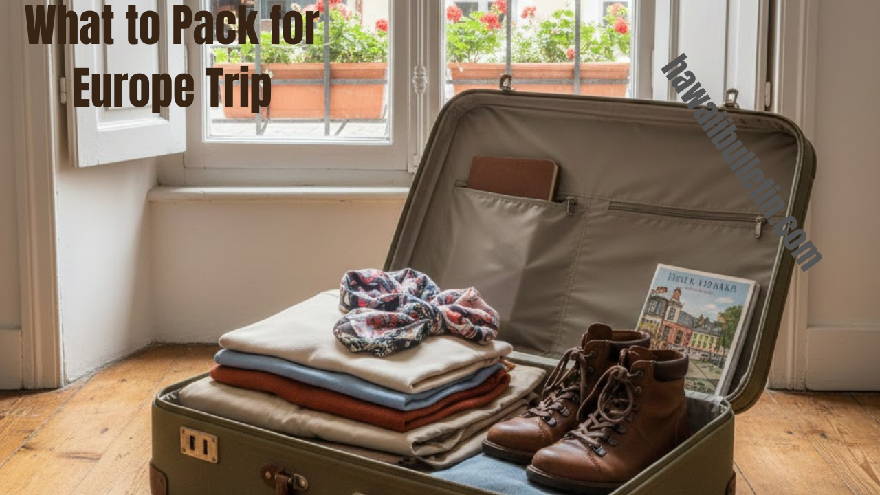 What to Pack for Europe Trip