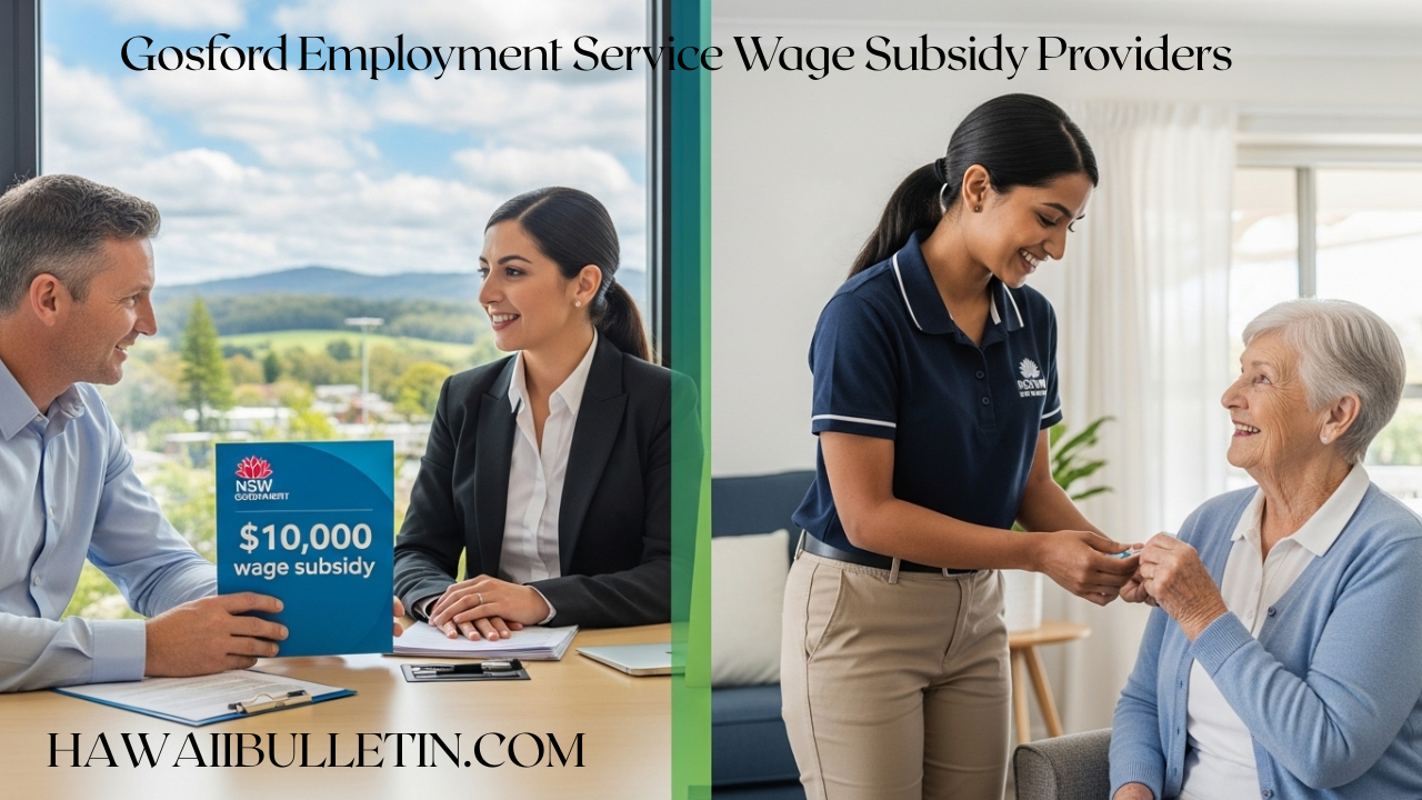 Gosford Employment Service Wage Subsidy Providers