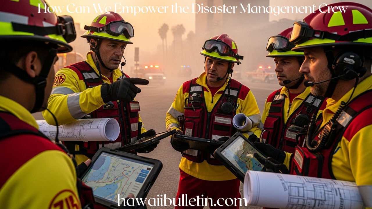How Can We Empower the Disaster Management Crew