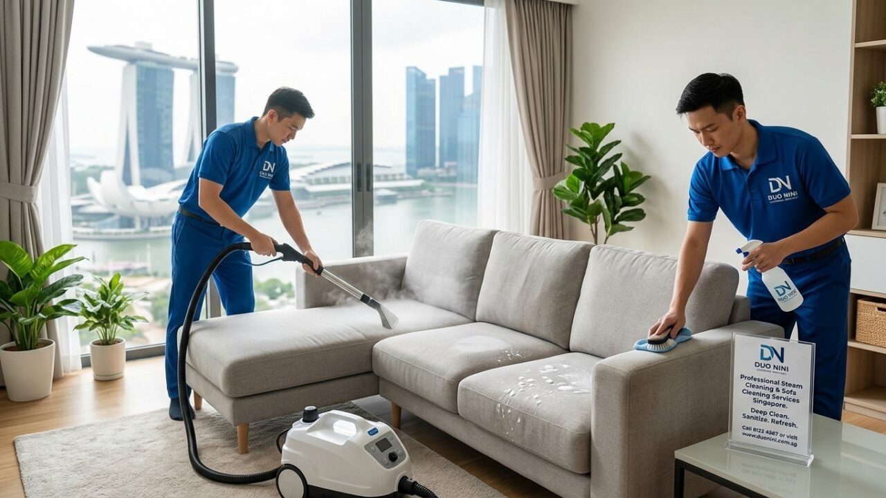 Professional Curtain Steam Cleaning and Sofa Cleaning Services in Singapore by  Duo Nini 