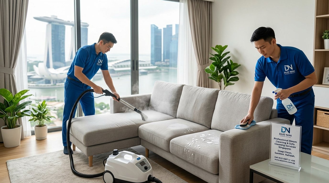 Steam Cleaning and Sofa Cleaning Services in Singapore by Duo Nini