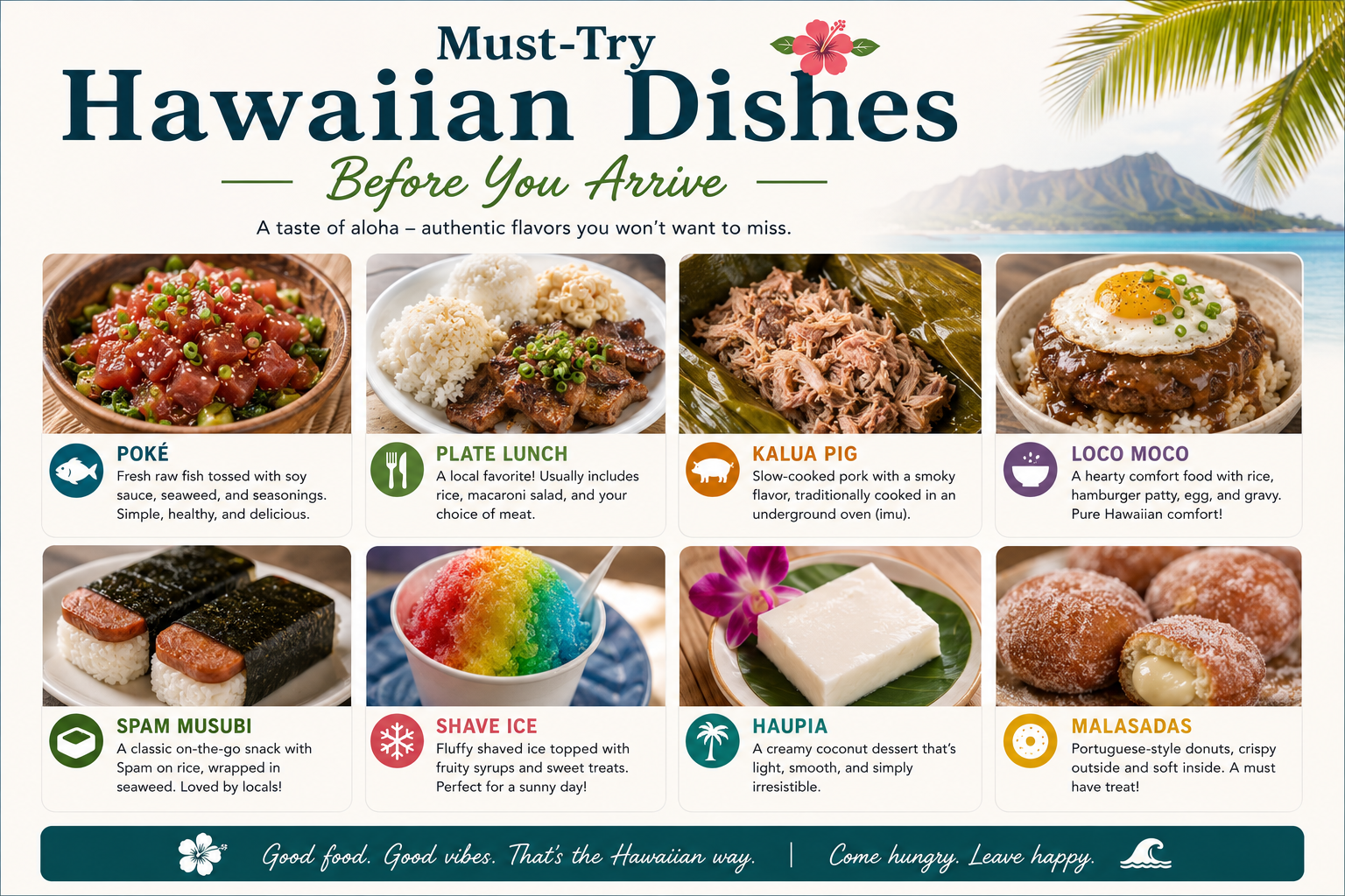 Must-Try Hawaiian Dishes Before You Arrive