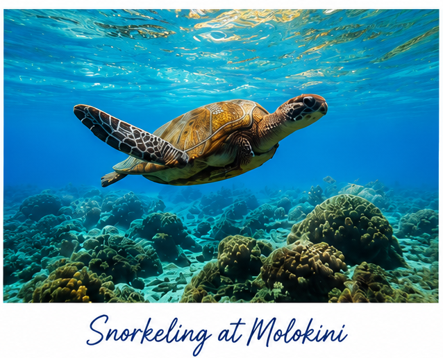 Snorkeling at molokini