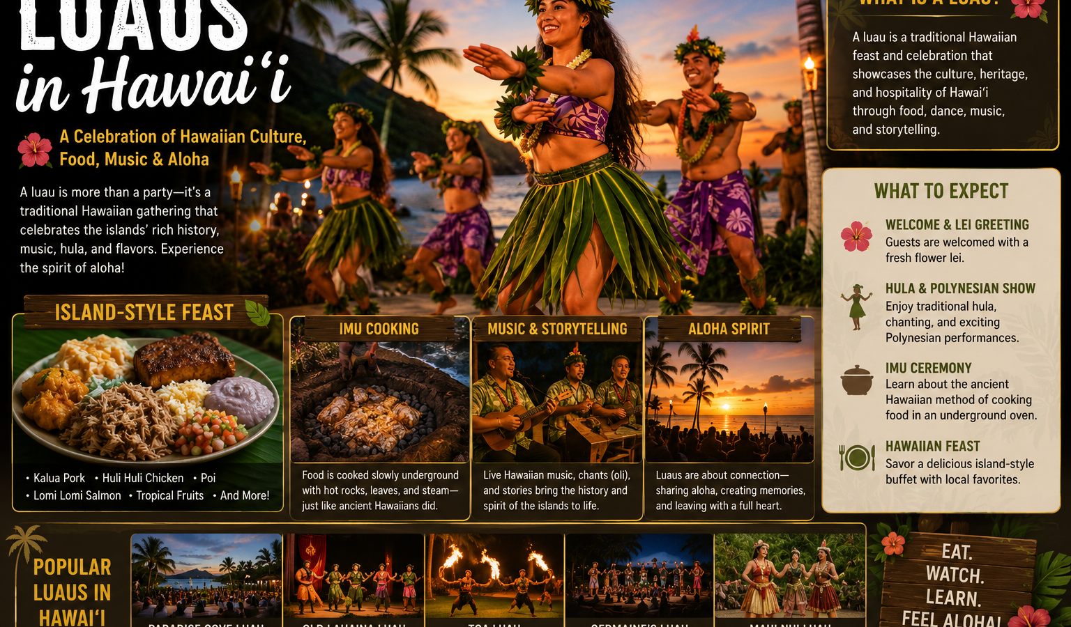 Luaus hawaii